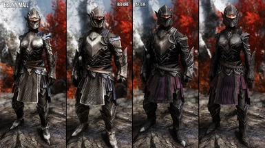 Ebony Armors and Weapons Retexture LE at Skyrim Nexus - Mods and Community