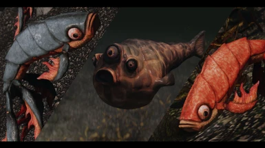 Veiltail Lobsterfish and Emean Triclops- Mihail Monsters and Animals (LE version)