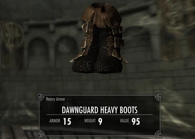 Heavy boots now use a new chainmail model!