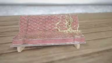 Sofa 7 - Post apocalyptic ruined sofa (assetfactory)