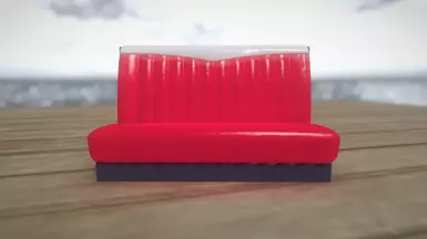 Sofa 14 - 1950s Diner classic leather bench (blinkee)