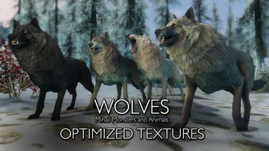 Wolves of Cyrodiil - My optimized textures LE by Xtudo
