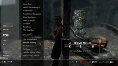 Warmaidens Now Sells Boots of Muffling and Helmets of Waterbreathing