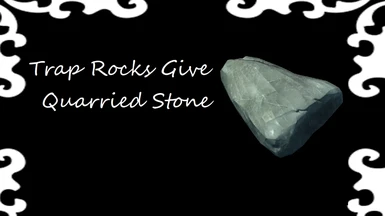 Trap Rocks Give Quarried Stone