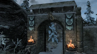 Lore Friendly Nordic Wall Ruins for Winterhold