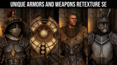 Unique Armors and Weapons Retexture LE