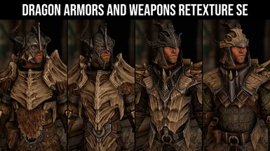 Dragon Armors and Weapons Retexture LE
