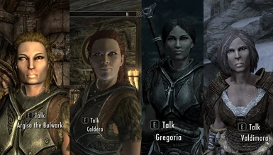 All Housecarls Are Female (only vanilla assets)