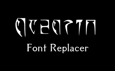 Daedric Font Replacer LE