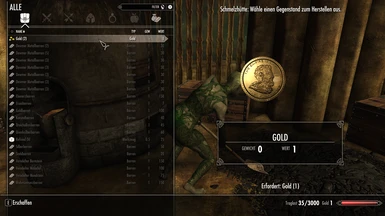 Immersive Simple Gold Coin Crafting LE