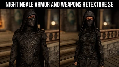 Nightingale Armor and Weapons Retexture LE
