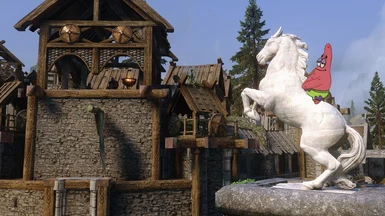 Whiterun Exterior Horse Statue LE