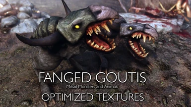 Fanged Goutis - My optimized textures LE by Xtudo
