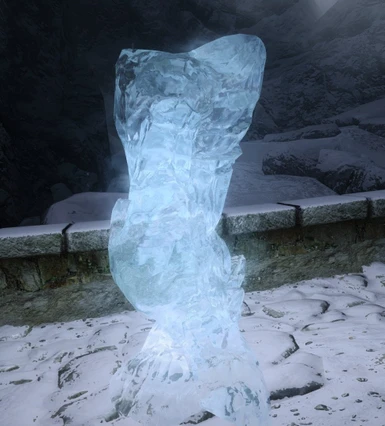 With Transparent and Refracting Icicle and Frost Atronach III
