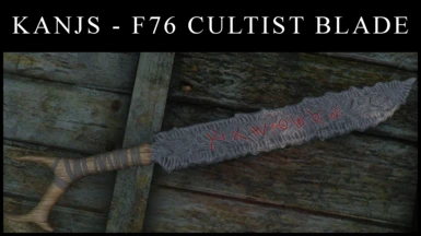 Kanjs - F76 Cultist's Blade