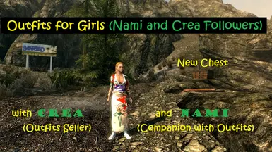 Outfits for Girls (Nami and Crea Followers in Skyrim) LE