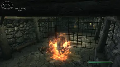 Banded Iron Shield of Flame Cloak