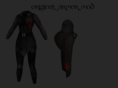 Original Armor mod showing female