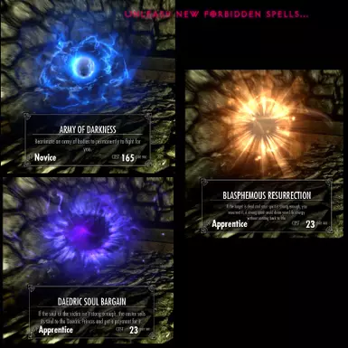 New Spells added by Vile Art of Necromancy