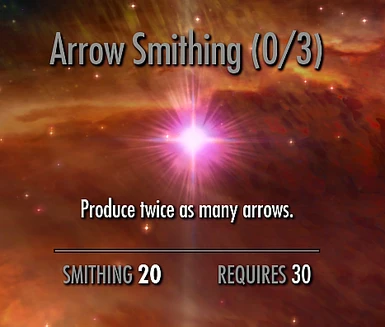 Arrow Smithing Perk