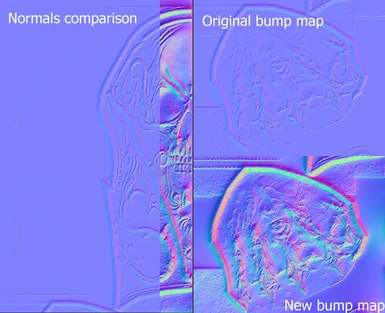 Normal maps comparison
