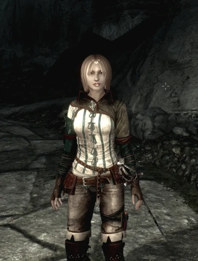 Shanna wearing Triss Armor