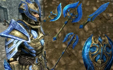 skyrim blue armor mod