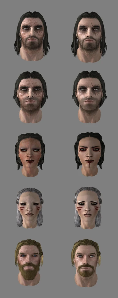 Companions Before and After- Slight changes