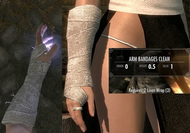 Arm Bandages Clean included in version 1point2