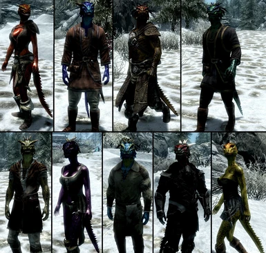 Argonians Recolored