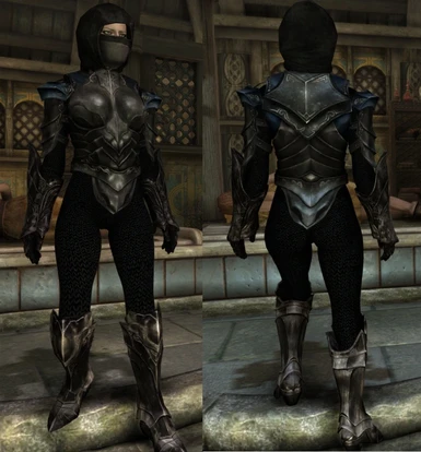 Avalonized Ebony Mail Armor
