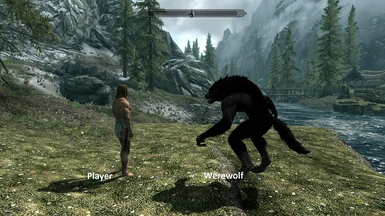 Player and Werewolf