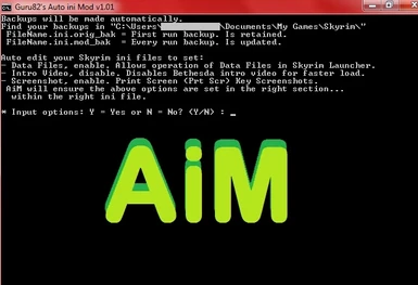 AiM - Auto ini Mod - Data Files-Prt Scr Screenshot-No Intro