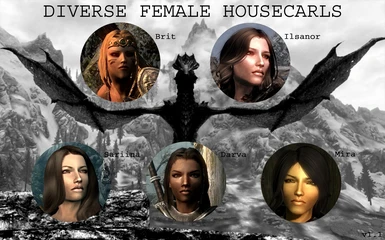 Diverse Female Housecarls