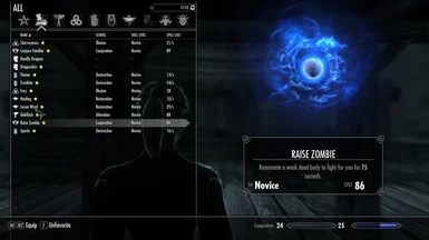 Raise Zombie at 25 Conjuration Skill at Scale_01
