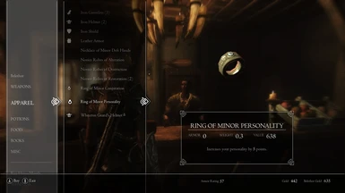 Ring of Minor Personality