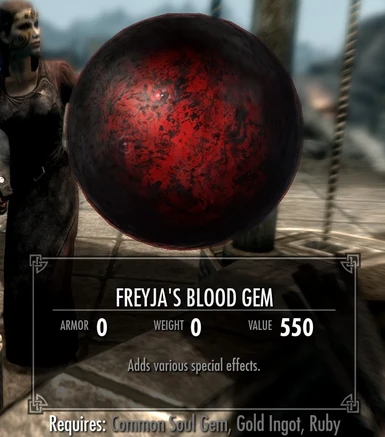 Freyja Blood Gem
