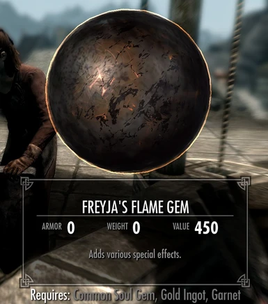 Freyja Flame Gem