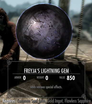 Freyja Lightning Gem