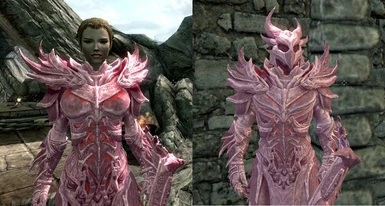 Pink Daedric Armor