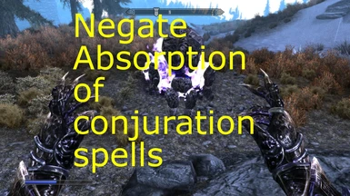 Conjuration Absorption Fix