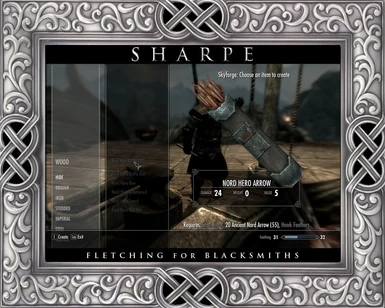 SHARPE - Fletching for blacksmiths screenshot 1