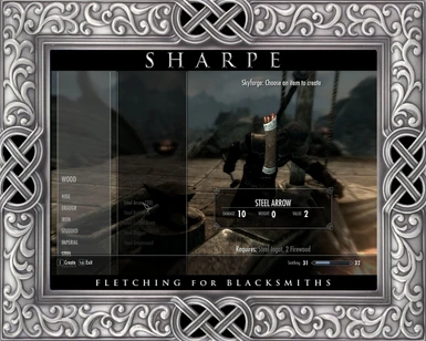 SHARPE - Fletching for blacksmiths screenshot 3