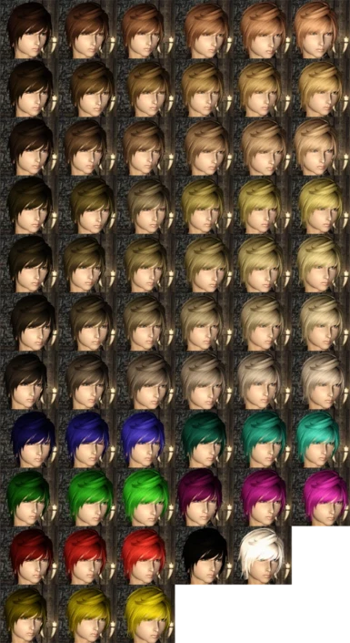 All hair colors - credit to droarc