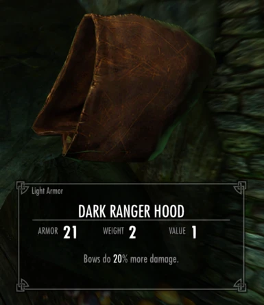 Dark Ranger Hood