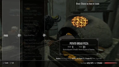 Hearthfire Edition Potato Bread Pizza