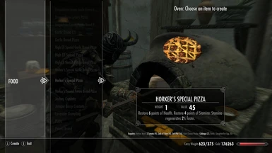 Hearthfire Edition Horkers Special Pizza