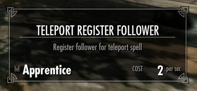 Teleport Register Follower
