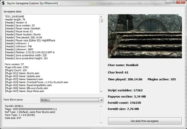 Skyrim Savegame Scanner At Skyrim Nexus - Mods And Community