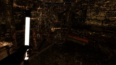dim white torch first person